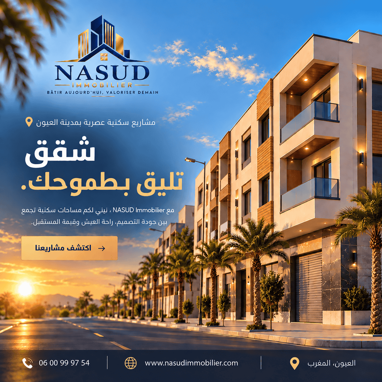 Projet immobilier NASUD à Laâyoune